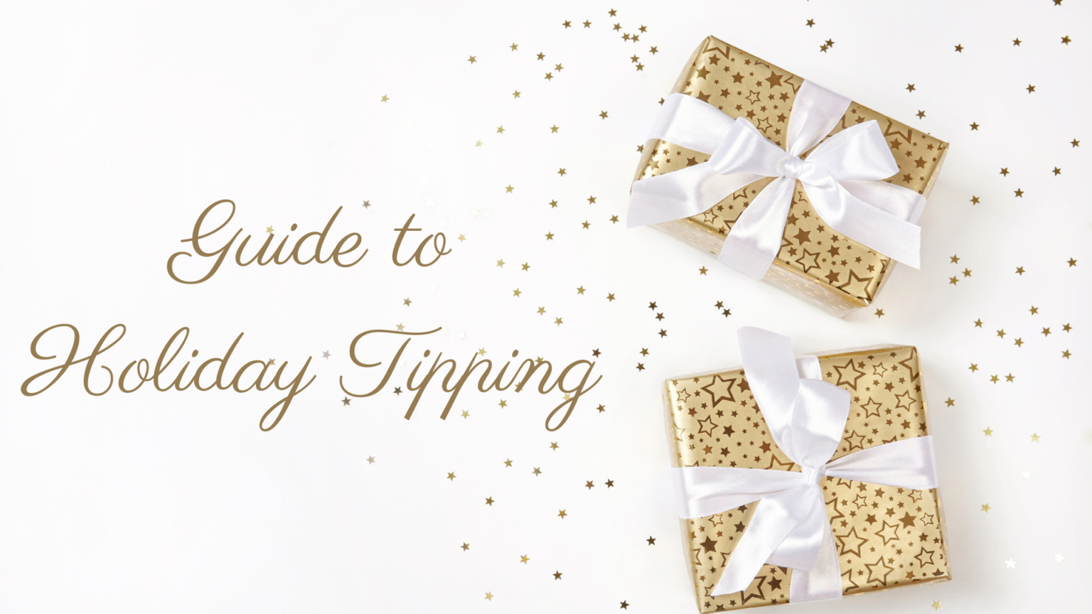 guide to holiday tipping 305 Hive