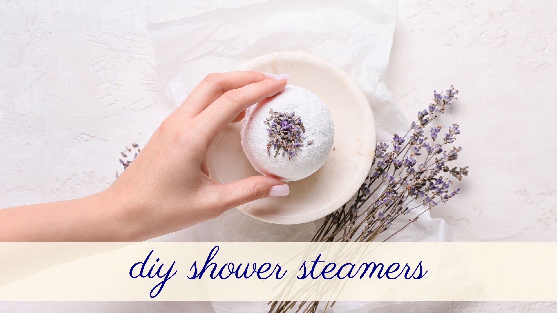 DIY Aromatherapy Shower Steamer