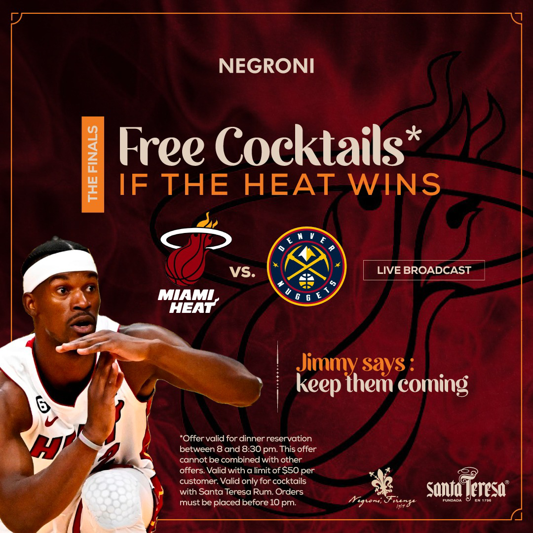 Victory Pour NBA Finals Watch Parties at Negroni Midtown