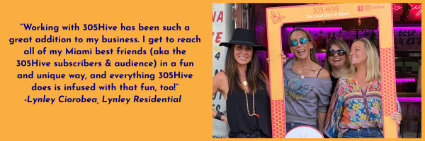 305 Hive community members with a testimonial from Lynley Ciorobea of Lynley Residential