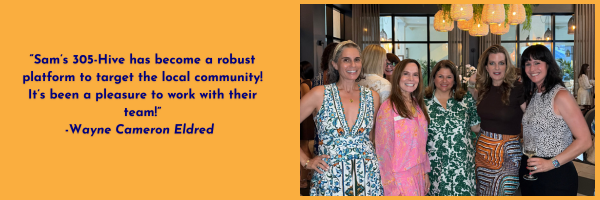 305 Hive community members at a local event with a testimonial from Wayne Cameron Eldred