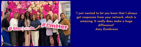 305 Hive community members at a women’s event with a testimonial from Amy Zambrano